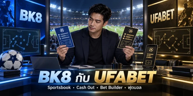 นักวิเคราะห์ฟุตบอลเปรียบเทียบบิล Sportsbook ของ BK8 กับ UFABET พร้อมมือถือและสนามแข่งขัน