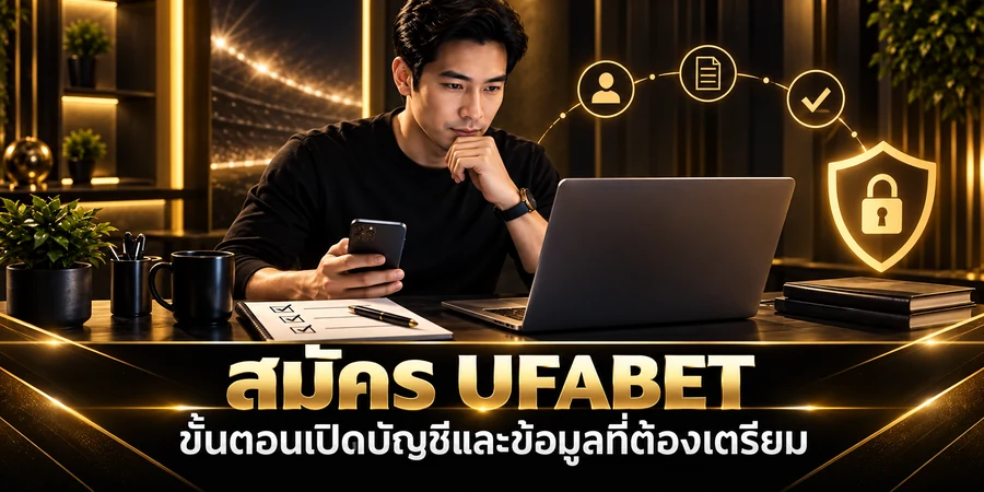 สมัคร UFABET พร้อมขั้นตอนเปิดบัญชีและข้อมูลที่ต้องเตรียม