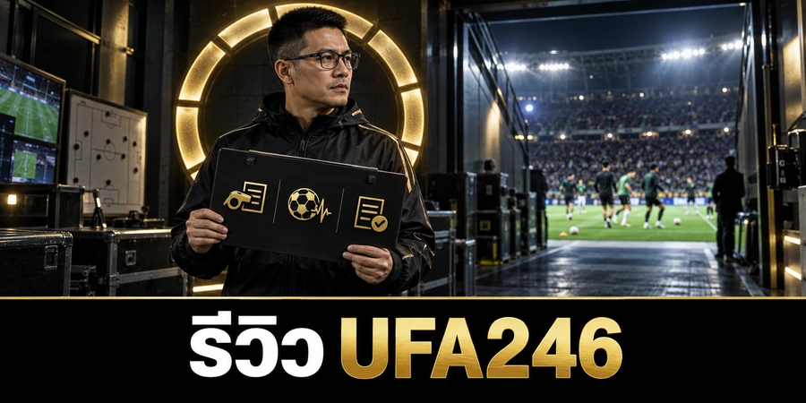 รีวิว UFA246 ผู้วิเคราะห์ฟุตบอลเตรียมเช็กลิสต์ก่อน ระหว่าง และหลังแมตช์ใหญ่ข้างอุโมงค์สนาม
