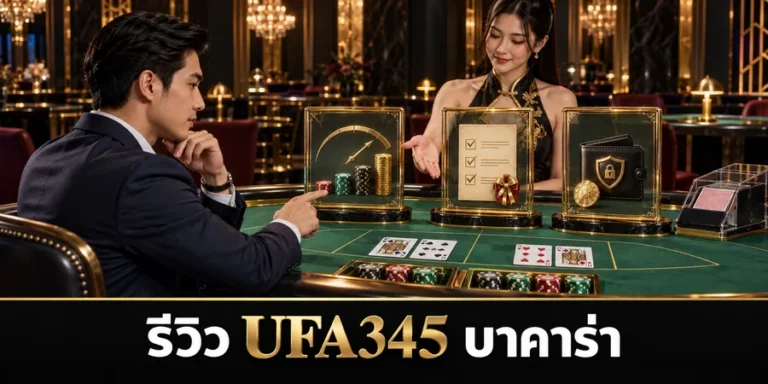 รีวิว UFA345 บาคาร่าออนไลน์ ลิมิตโต๊ะ เงื่อนไขโปรโมชั่น และการจัดการบัญชี