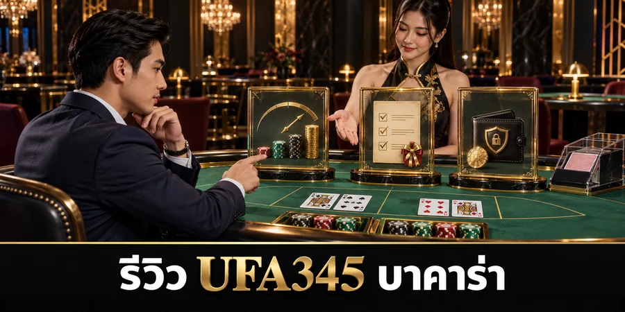 รีวิว UFA345 บาคาร่าออนไลน์ ลิมิตโต๊ะ เงื่อนไขโปรโมชั่น และการจัดการบัญชี