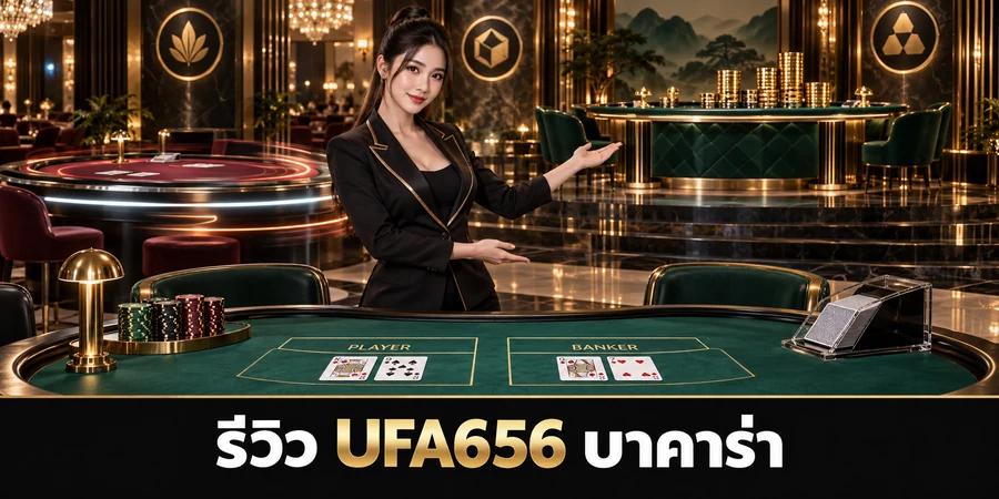 รีวิว UFA656 บาคาร่าออนไลน์ เจาะหมวดคาสิโนสด โต๊ะหลายลิมิต และการใช้งาน