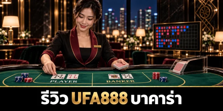 รีวิว UFA888 บาคาร่าออนไลน์บนมือถือ การสลับโต๊ะ ลิมิต และข้อมูลที่ควรเช็ก