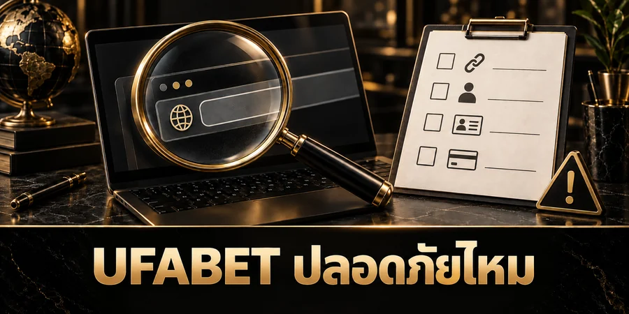 UFABET ปลอดภัยไหม พร้อมแว่นขยายตรวจลิงก์และเช็กลิสต์บัญชี ข้อมูลส่วนตัว และการเงิน