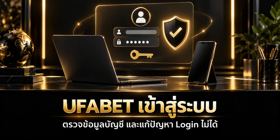 UFABET เข้าสู่ระบบ พร้อมการตรวจข้อมูลบัญชีและแก้ปัญหา Login ไม่ได้