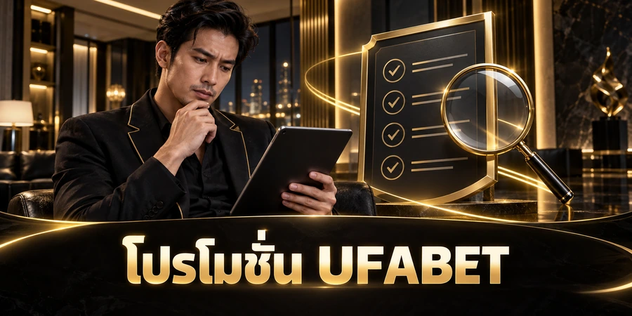 โปรโมชั่น UFABET พร้อมผู้ใช้ตรวจบัตรสิทธิ์ เช็กลิสต์ และเงื่อนไขก่อนรับโปรโมชั่น
