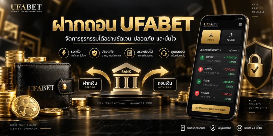 ระบบฝากถอน UFABET และประวัติรายการทางการเงิน